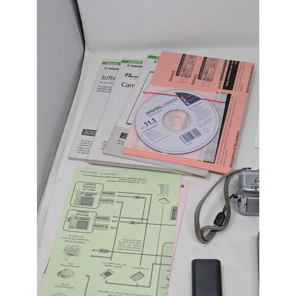 Canon Power Shot S45 AIAF Megapixels 4.0 Digital Camera PC1033-For Parts - Picture 10 of 11